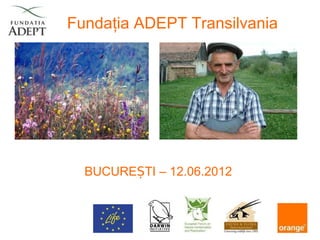 Fundaţia ADEPT Transilvania




  BUCUREȘTI – 12.06.2012
 