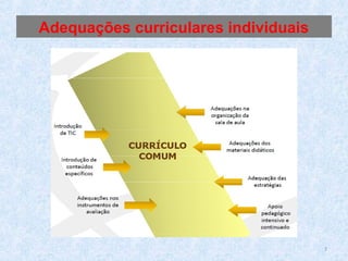 Adequações curriculares individuais
7
 