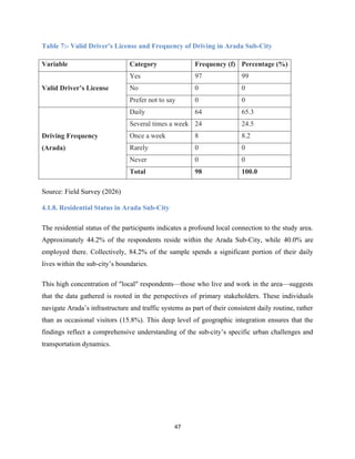 Assessment of Road Traffic Crash Prevention Practices and Challenges in ...