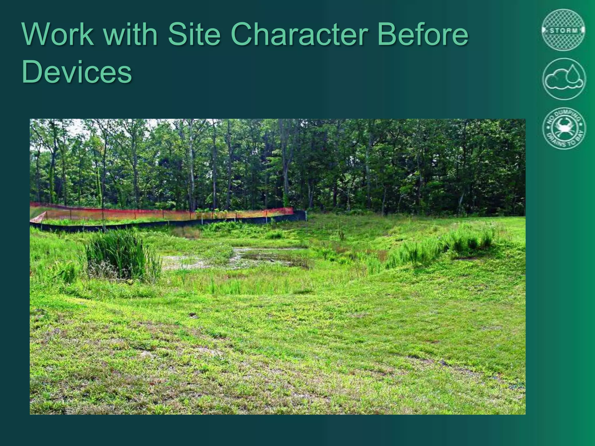 Work with Site Character Before
Devices
 