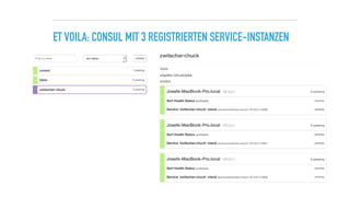 ET VOILA: CONSUL MIT 3 REGISTRIERTEN SERVICE-INSTANZEN
 