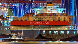 (1) CONTAINER-LEVEL
(II) PLATTFORM-LEVEL
(III) DELIVERY-LEVEL
 