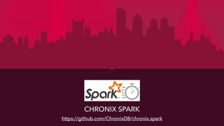 CHRONIX SPARK
https://github.com/ChronixDB/chronix.spark
 