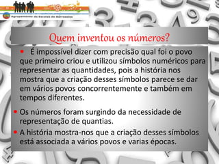 A descoberta dos números | PPTX