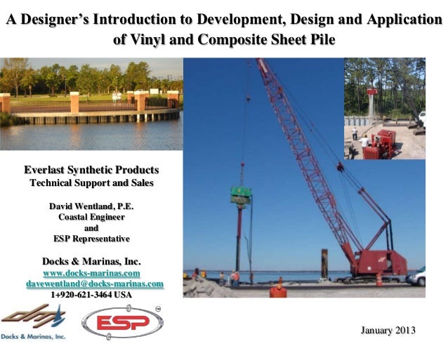 a designers introduction to the development design and application everlast sheet piling