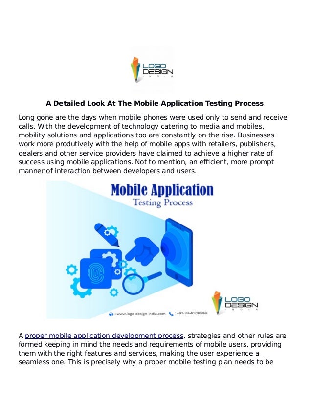 A detailed look at the mobile application testing process