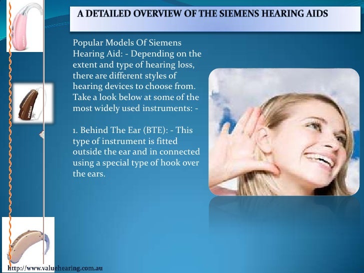 A detailed overview of the siemens hearing aids