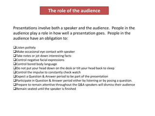 A detailed study of guidelines required for presentation skills | PPTX