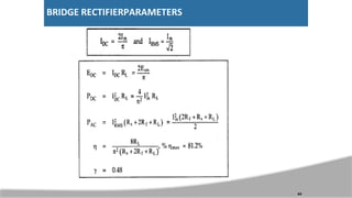 BRIDGE RECTIFIERPARAMETERS
44
 