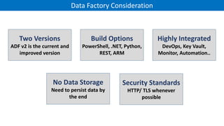 Build ETL Process using Azure Data Factory | PPTX