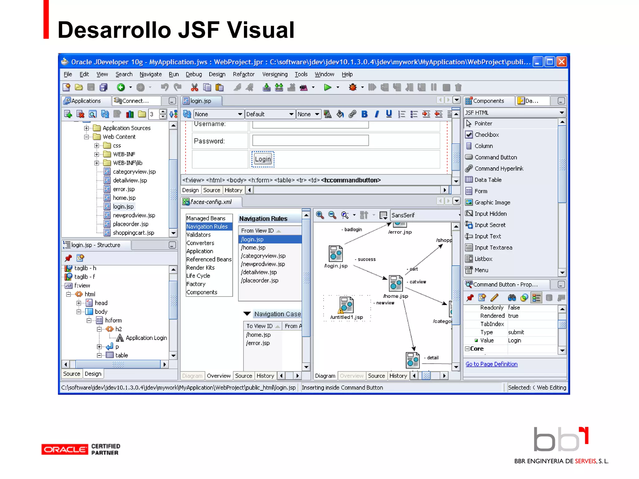 Desarrollo JSF Visual 