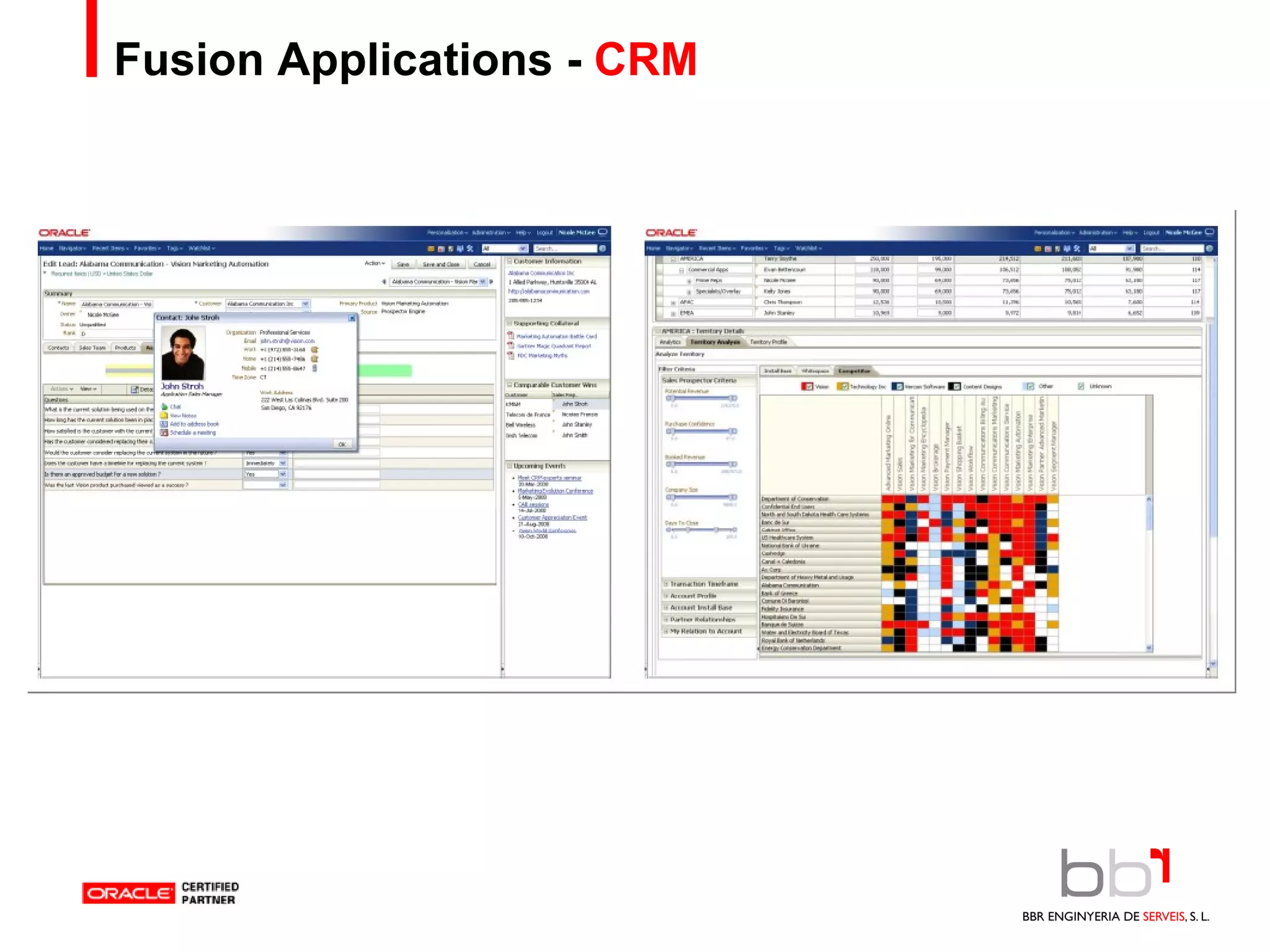 Fusion Applications -  CRM 