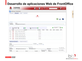 Desarrollo de aplicaciones Web de FrontOffice Demo ENomina 