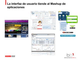 La interfaz de usuario tiende al Mashup de aplicaciones 