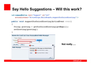 Say Hello Suggestions – Will this work?

Not really ..

 