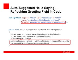 Auto-Suggested Hello Saying –
Refreshing Greeting Field In Code

 