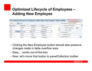 Say Hello Suggestions – Challenges
• We need(ed) immediate=true to prevent premature
validation of greeting field and date...