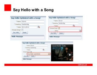 Say Hello with a Song

 
