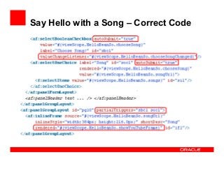 Say Hello with a Song – Correct Code

 
