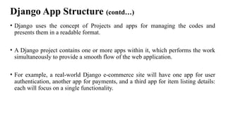 ADF- Lect-3 Django Project Structure, Django Apps Structure.pptx