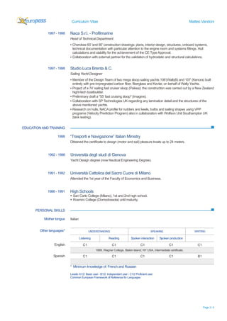 Curriculum TEO-7 Europass ENG | PDF