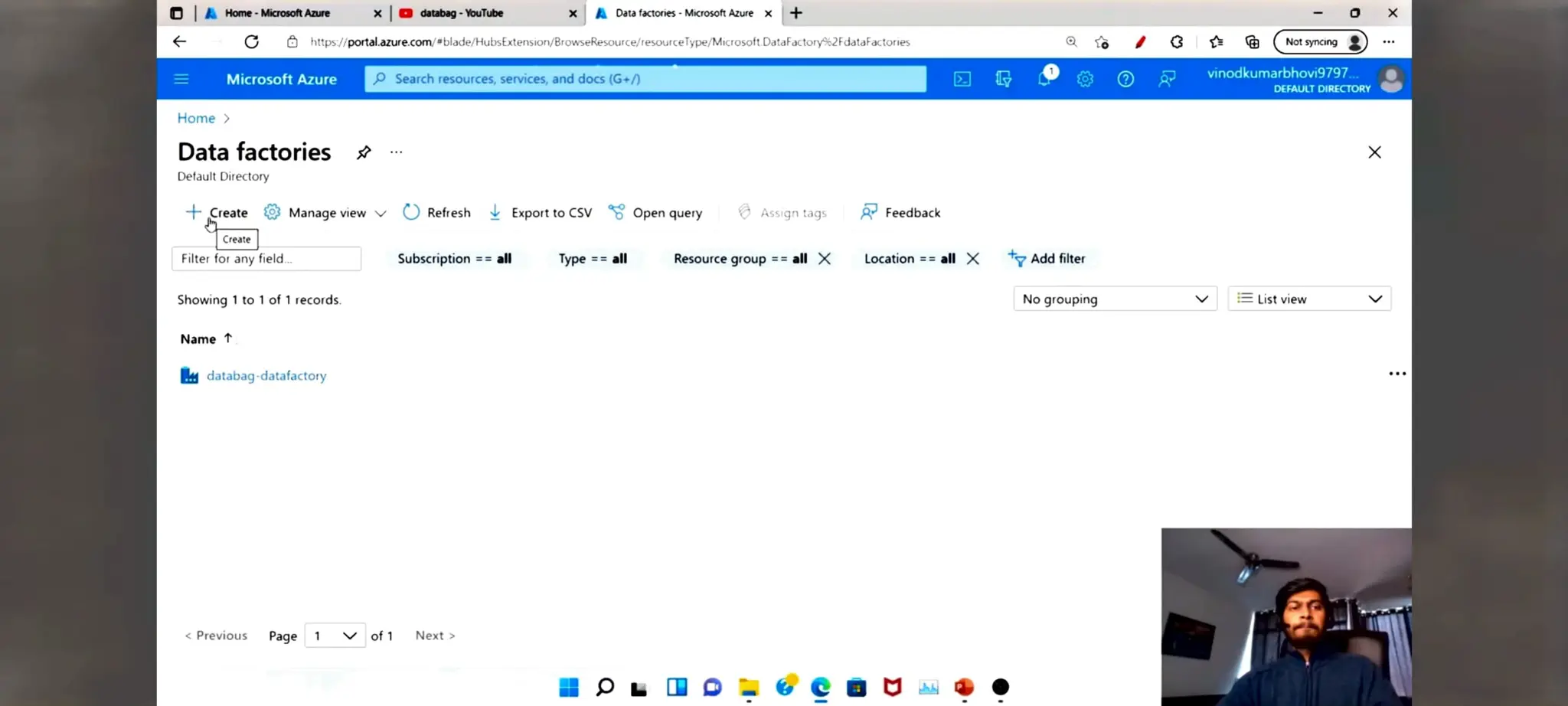 Azure Data factory notes for beginners in ETL