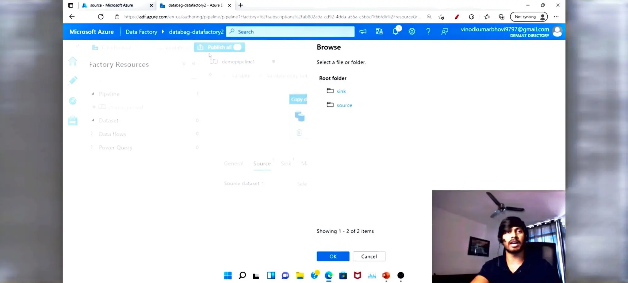 Azure Data factory notes for beginners in ETL