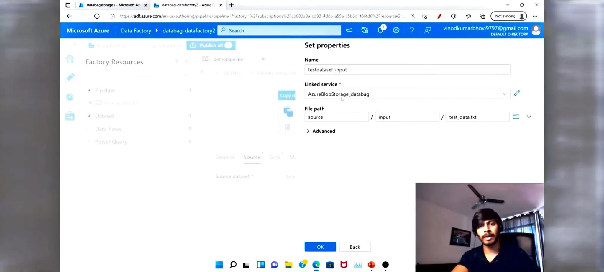Azure Data factory notes for beginners in ETL
