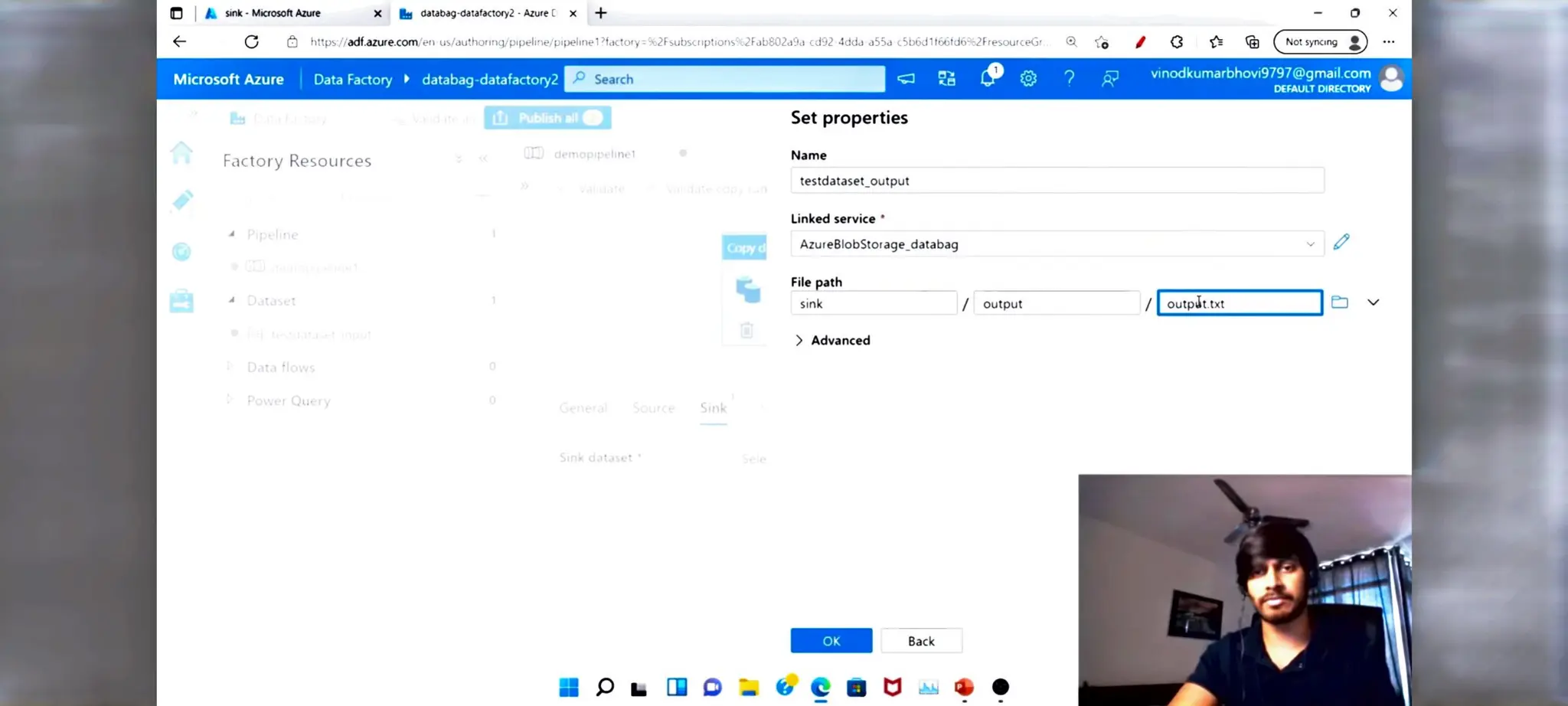 Azure Data factory notes for beginners in ETL