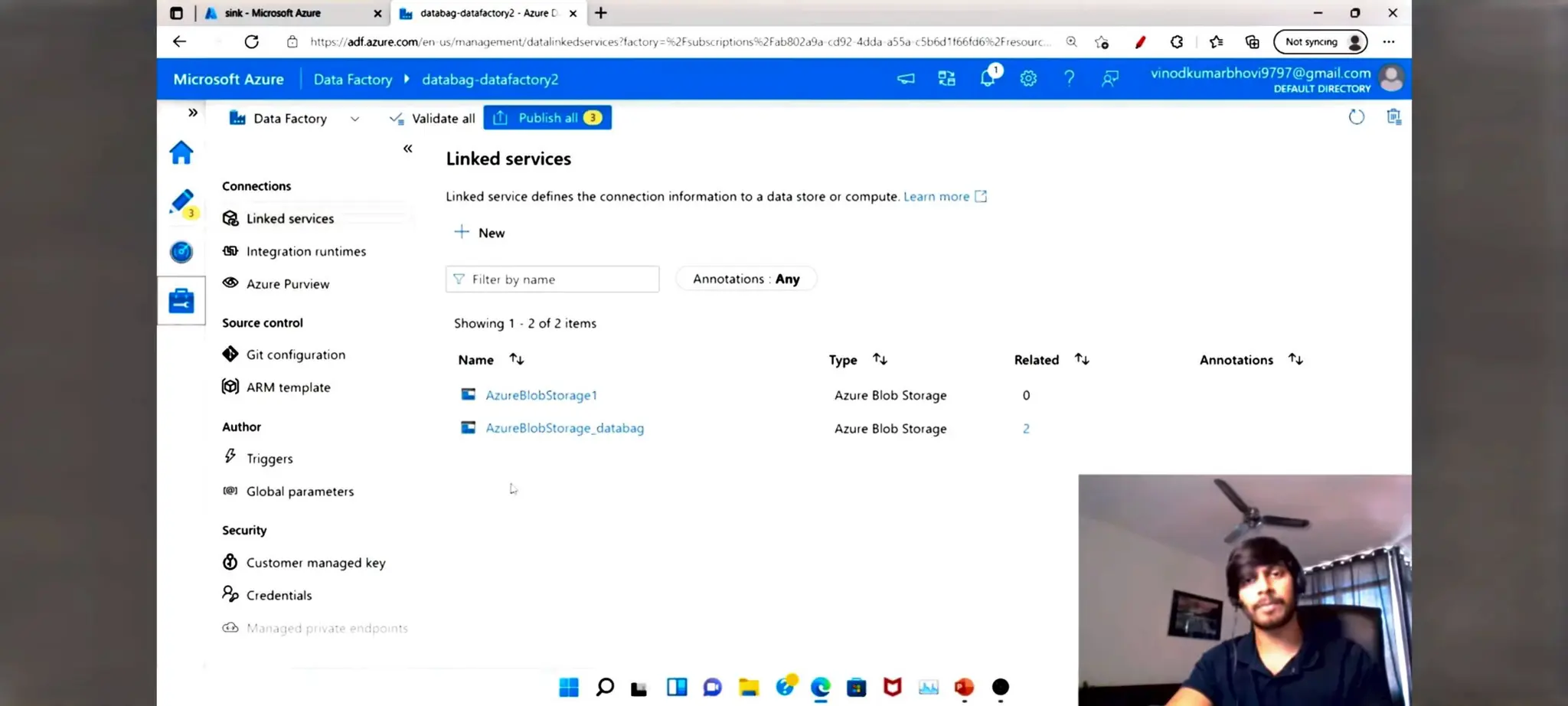 Azure Data factory notes for beginners in ETL