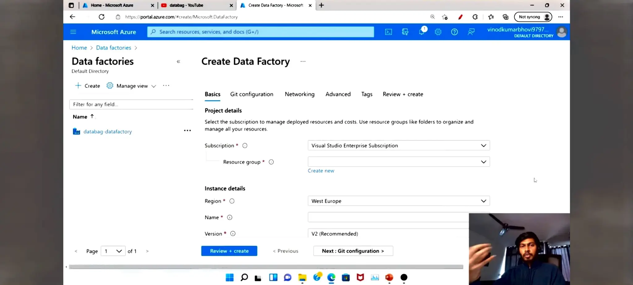 Azure Data factory notes for beginners in ETL