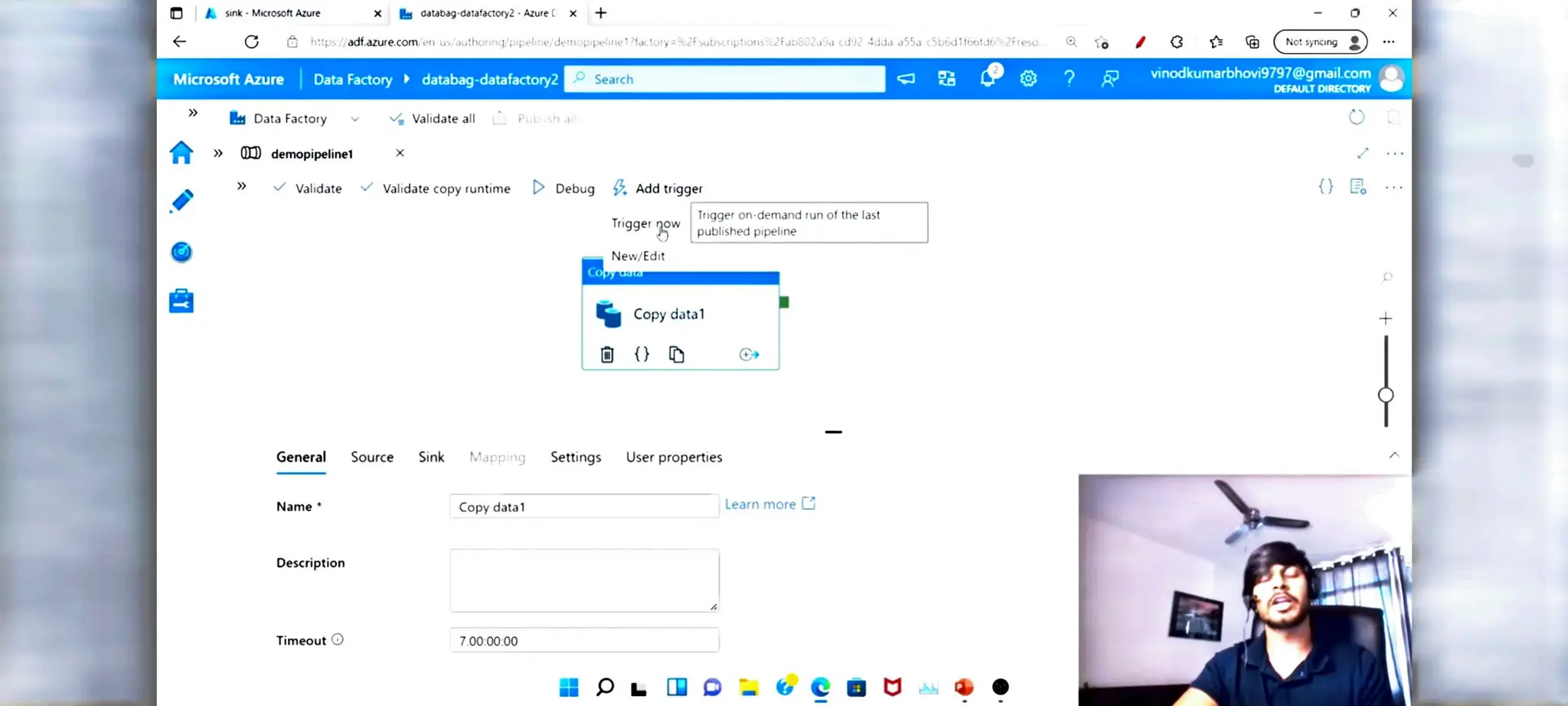 Azure Data factory notes for beginners in ETL