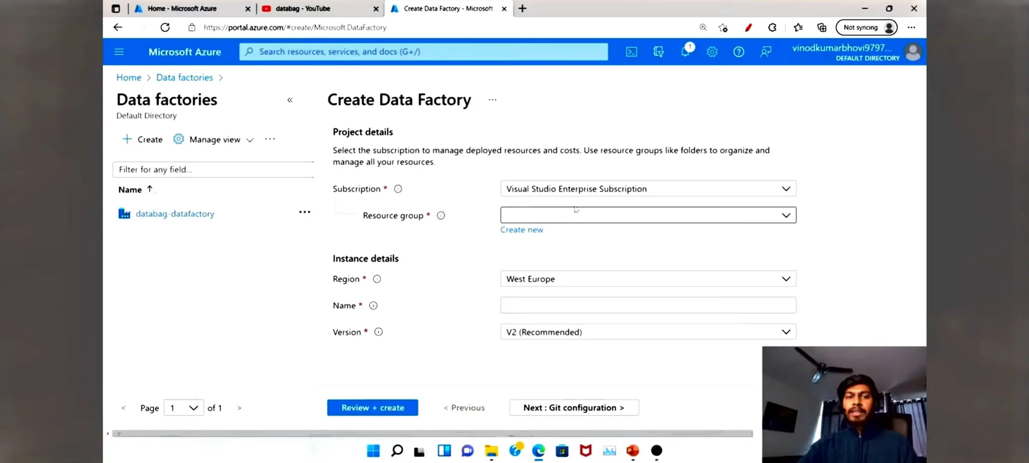 Azure Data factory notes for beginners in ETL