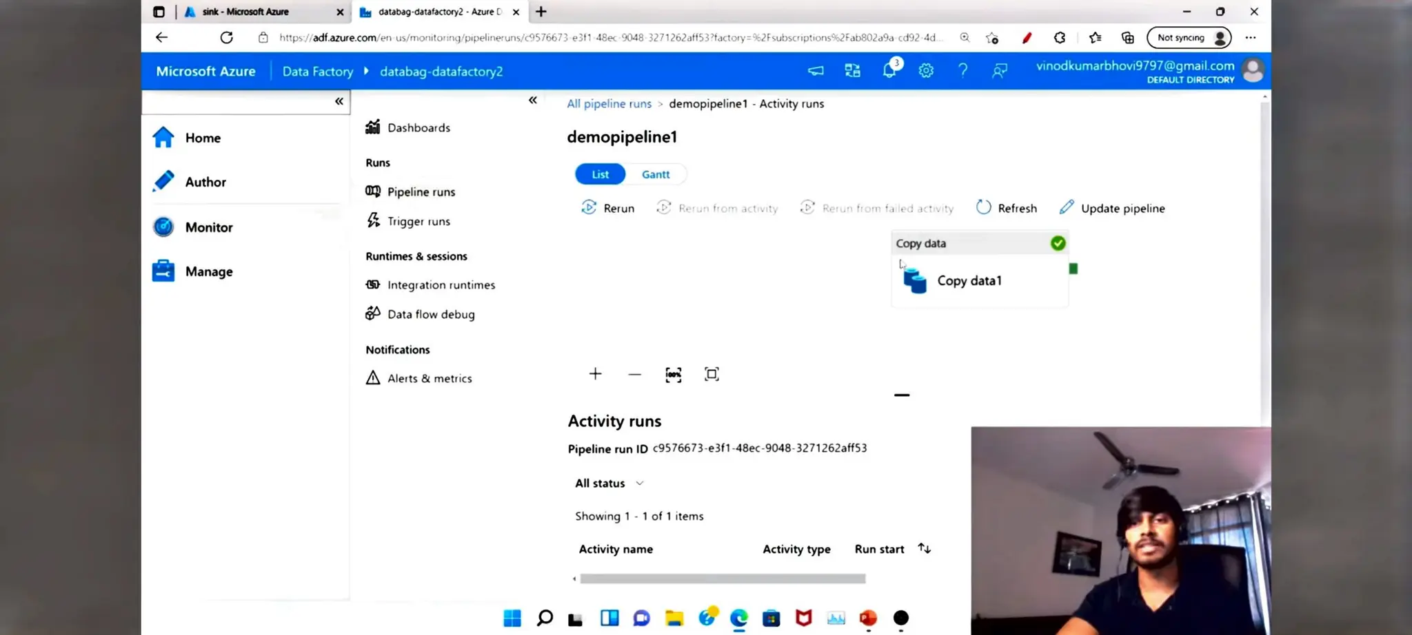 Azure Data factory notes for beginners in ETL