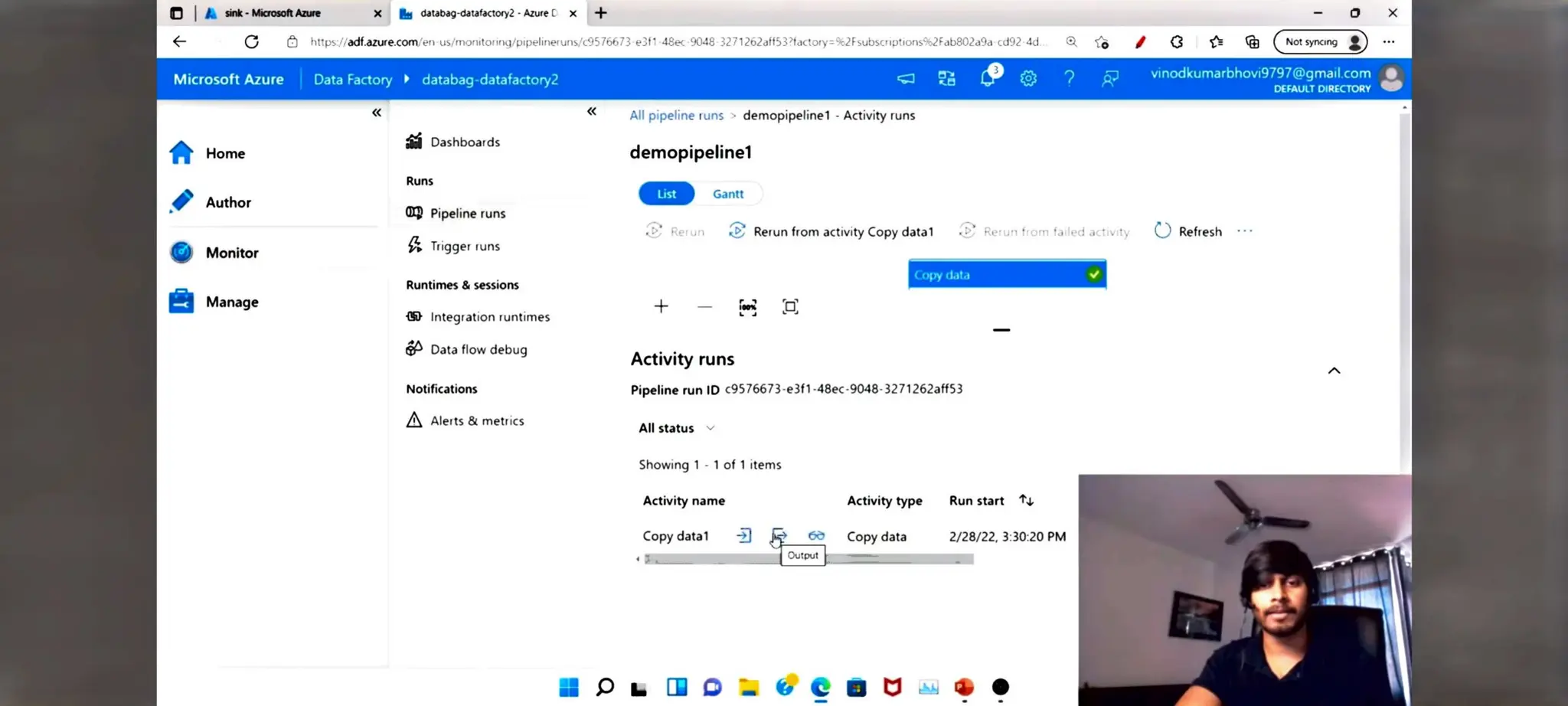 Azure Data factory notes for beginners in ETL