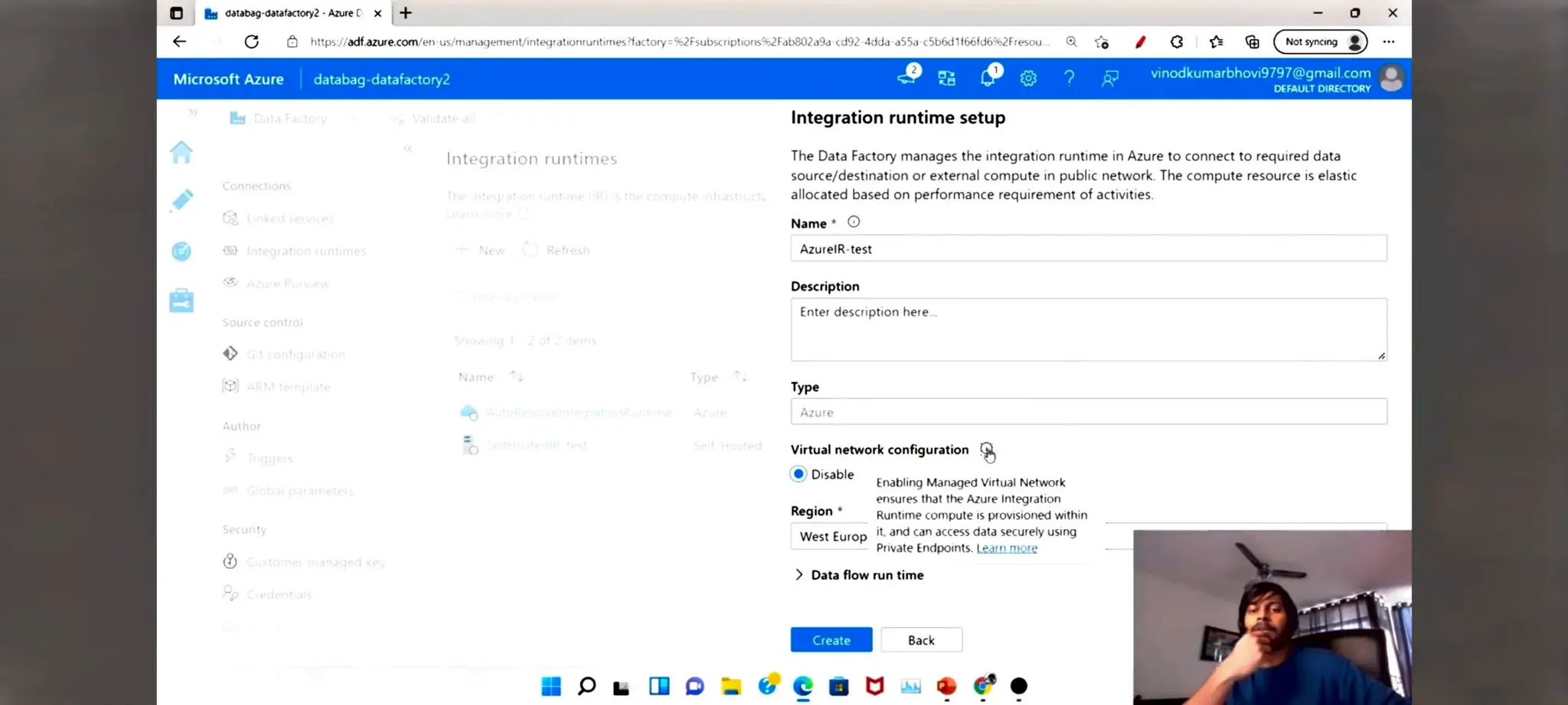 Azure Data factory notes for beginners in ETL