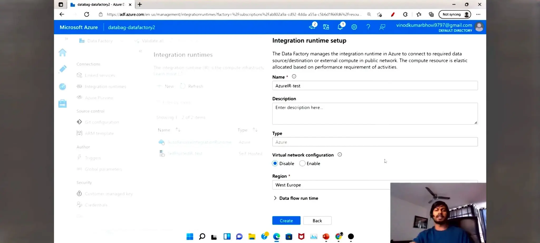 Azure Data factory notes for beginners in ETL