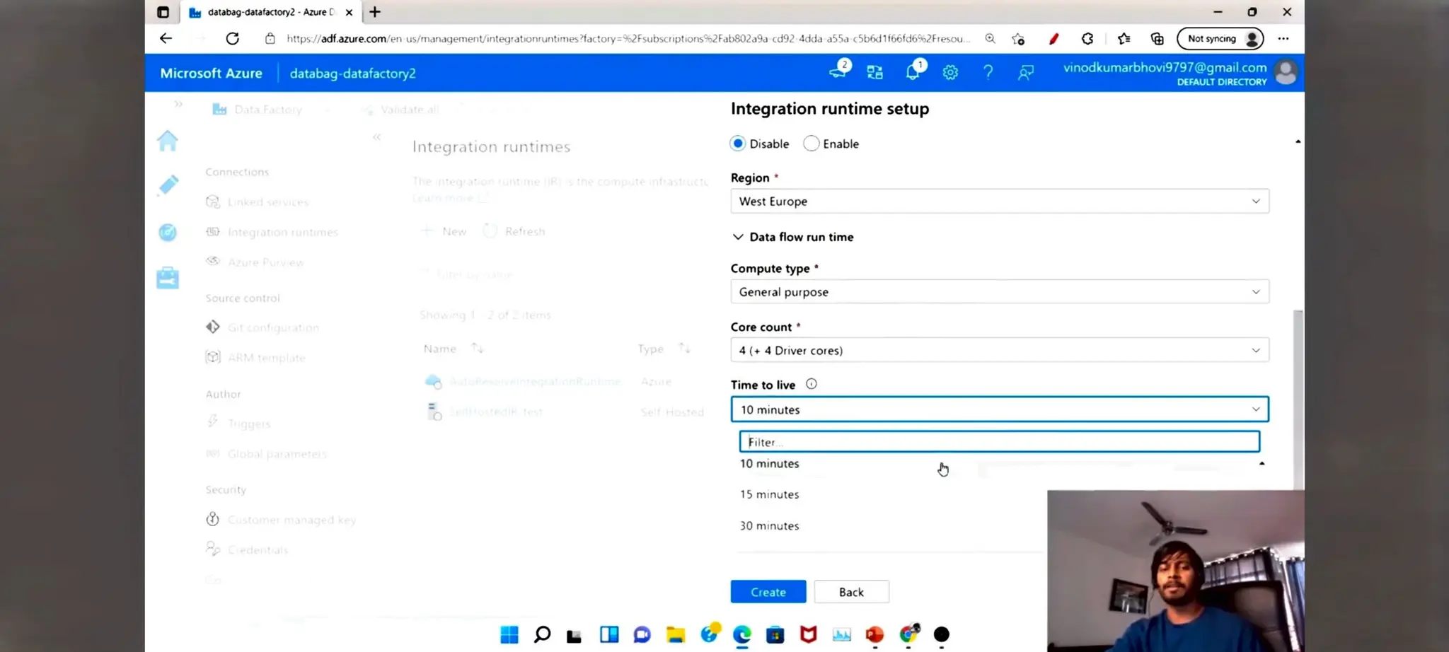 Azure Data factory notes for beginners in ETL