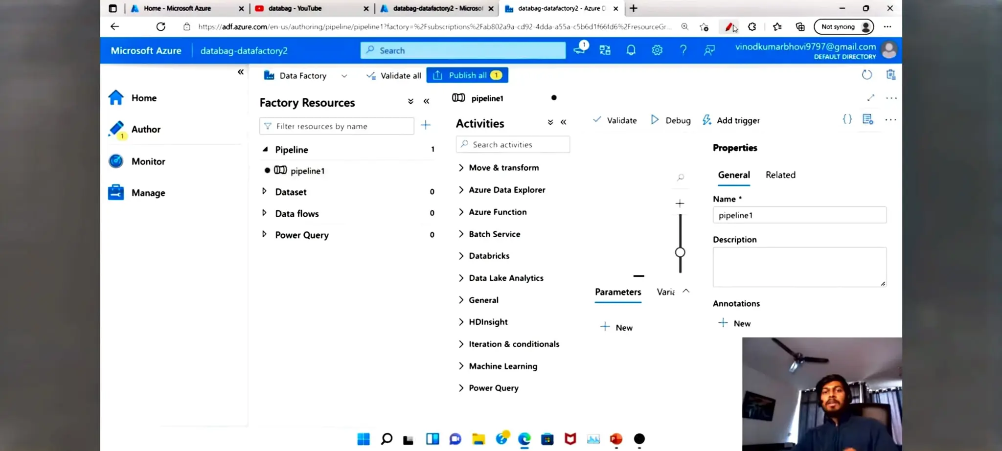 Azure Data factory notes for beginners in ETL