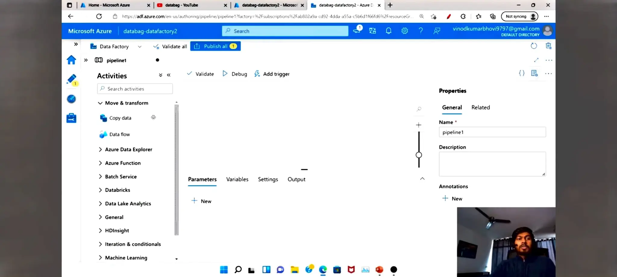 Azure Data factory notes for beginners in ETL
