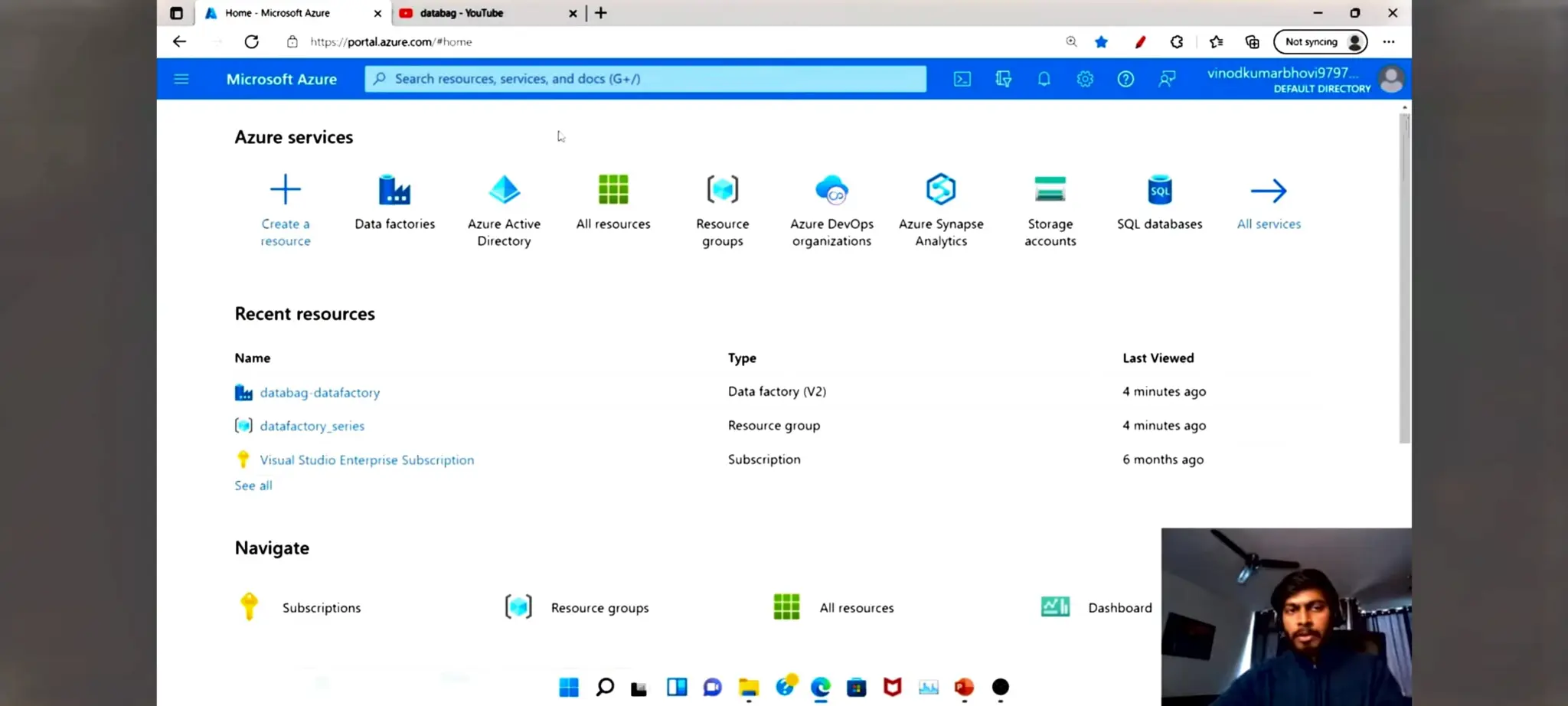Azure Data factory notes for beginners in ETL