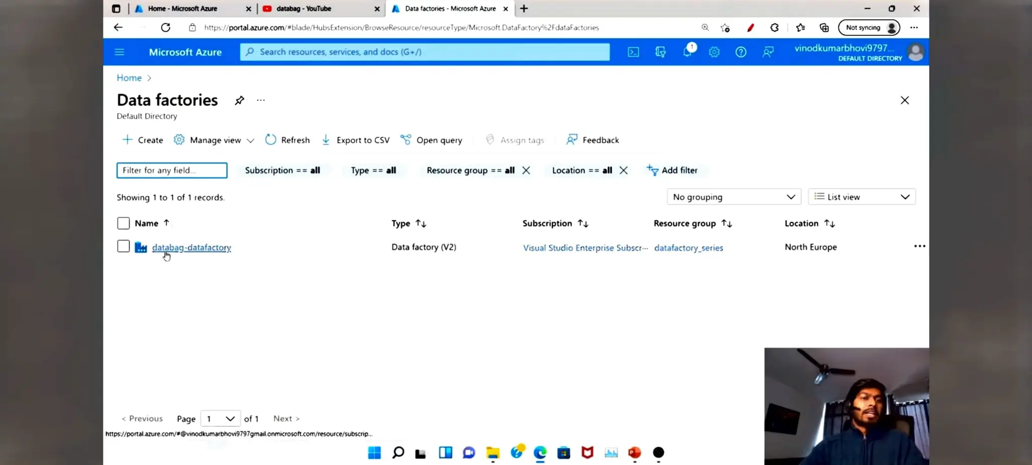 Azure Data factory notes for beginners in ETL