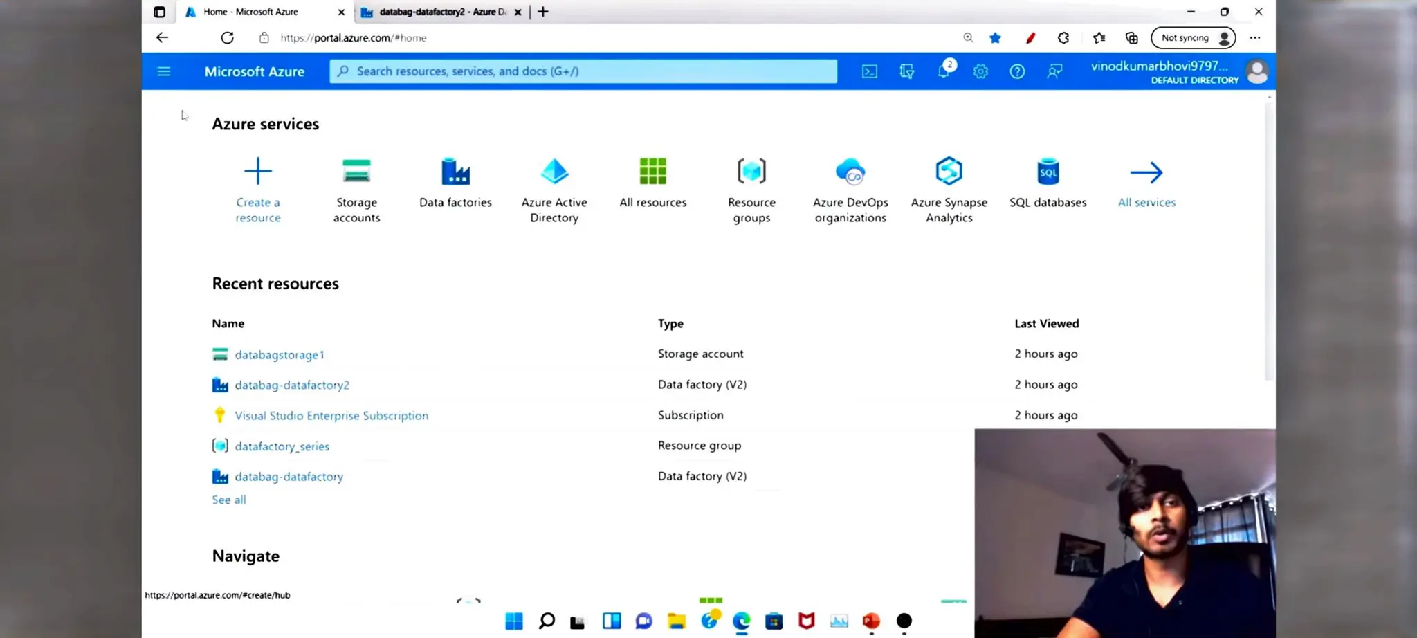Azure Data factory notes for beginners in ETL
