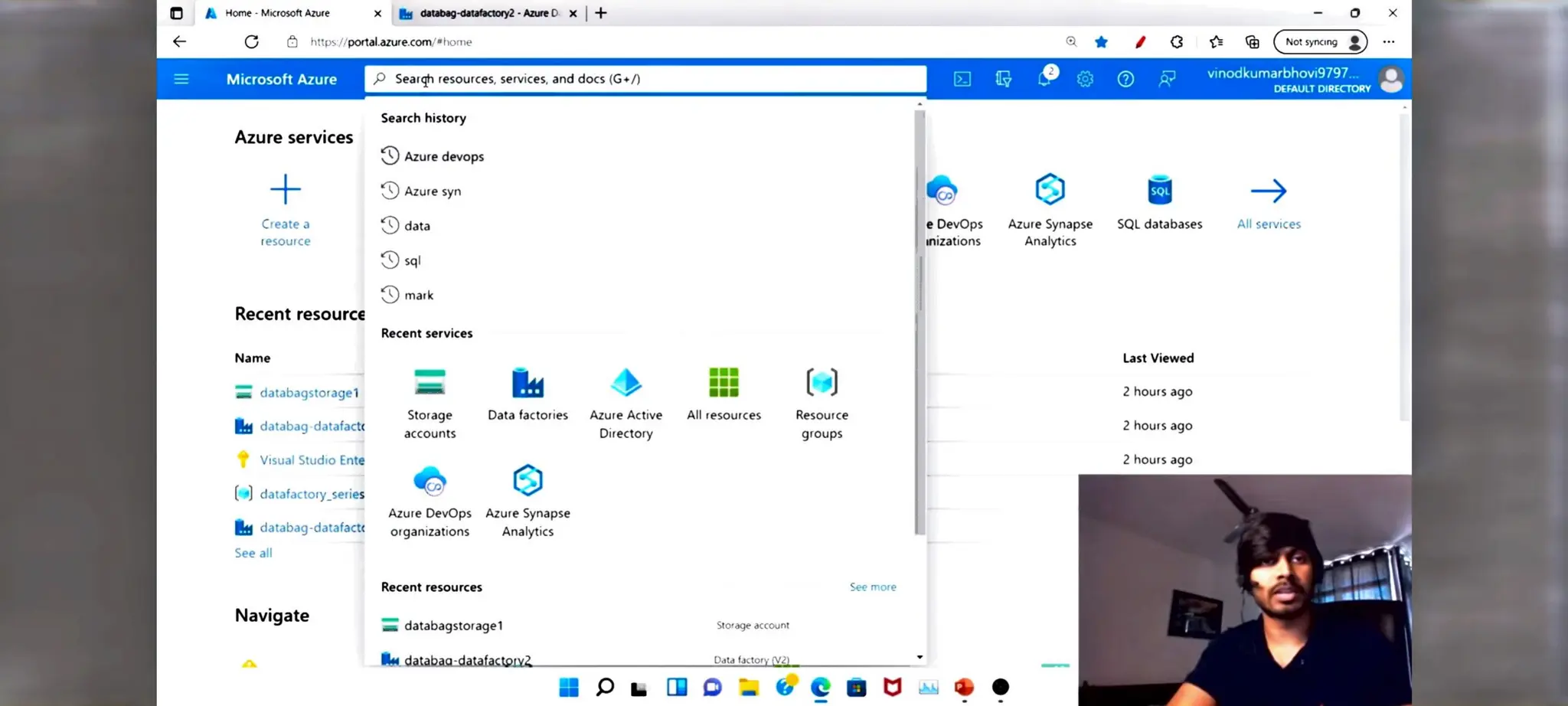 Azure Data factory notes for beginners in ETL