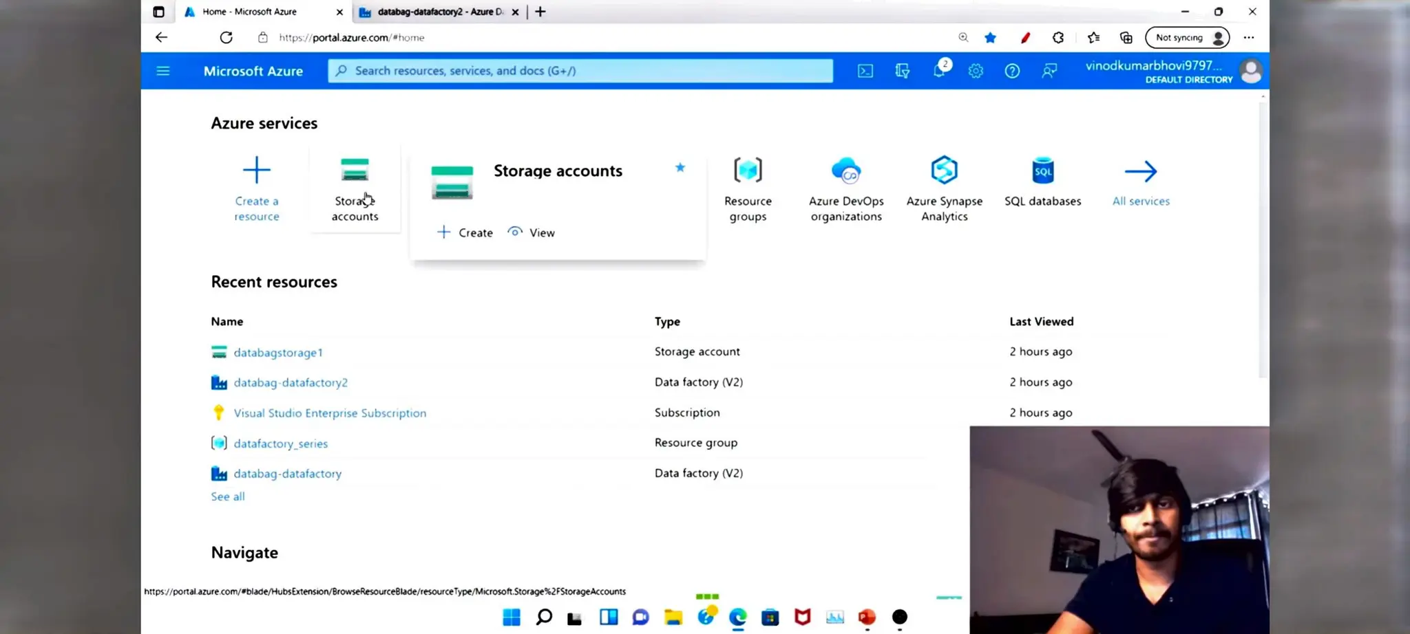 Azure Data factory notes for beginners in ETL