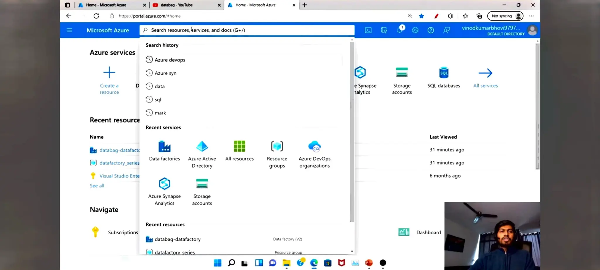 Azure Data factory notes for beginners in ETL