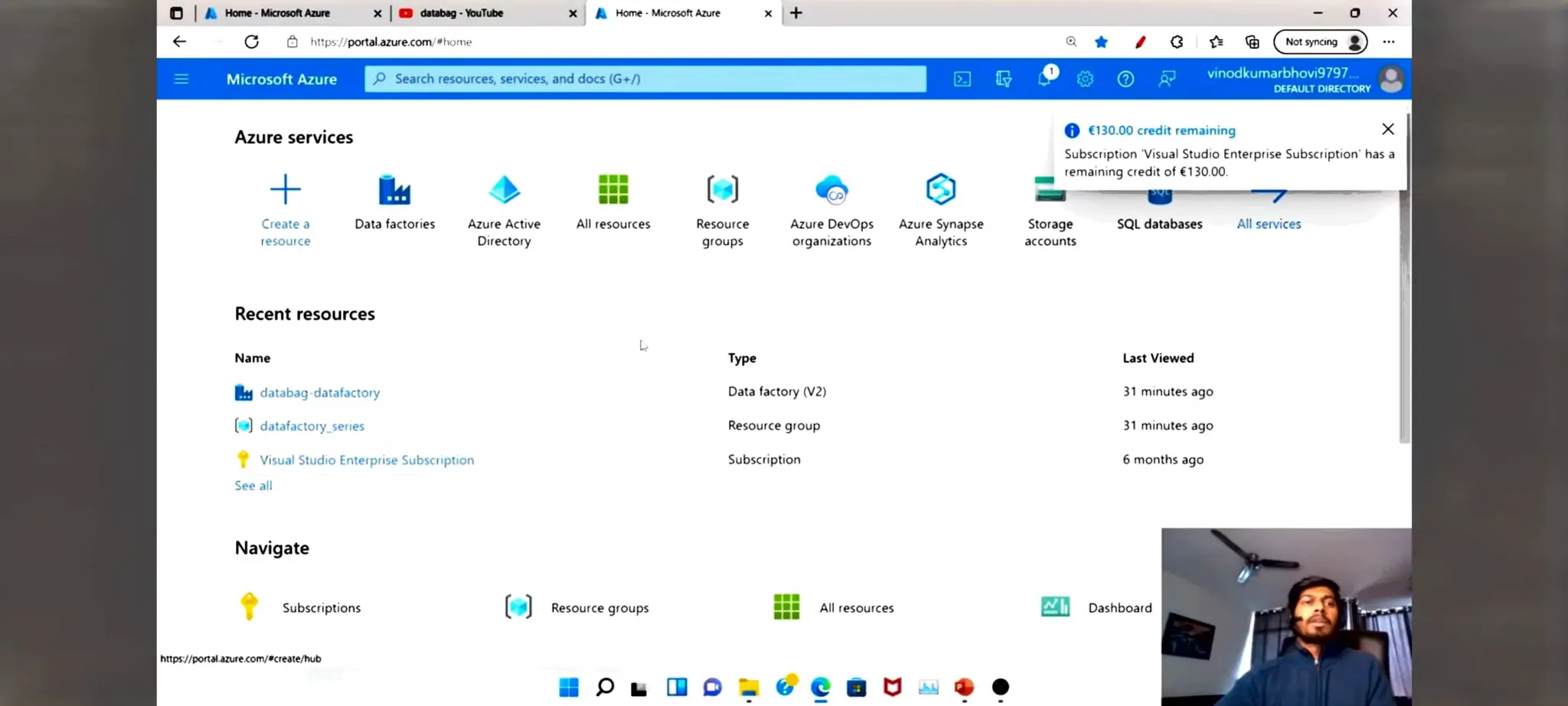 Azure Data factory notes for beginners in ETL