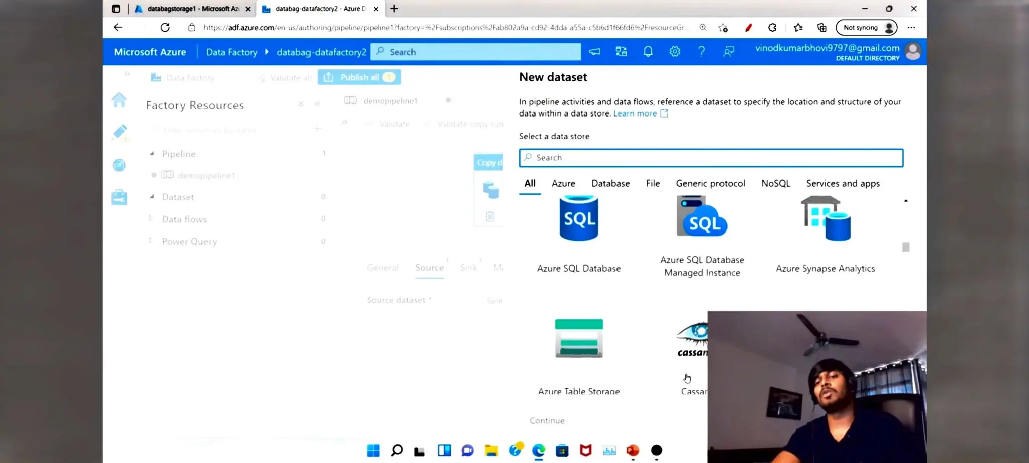 Azure Data factory notes for beginners in ETL