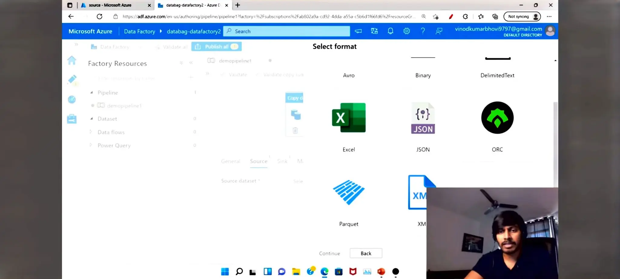 Azure Data factory notes for beginners in ETL