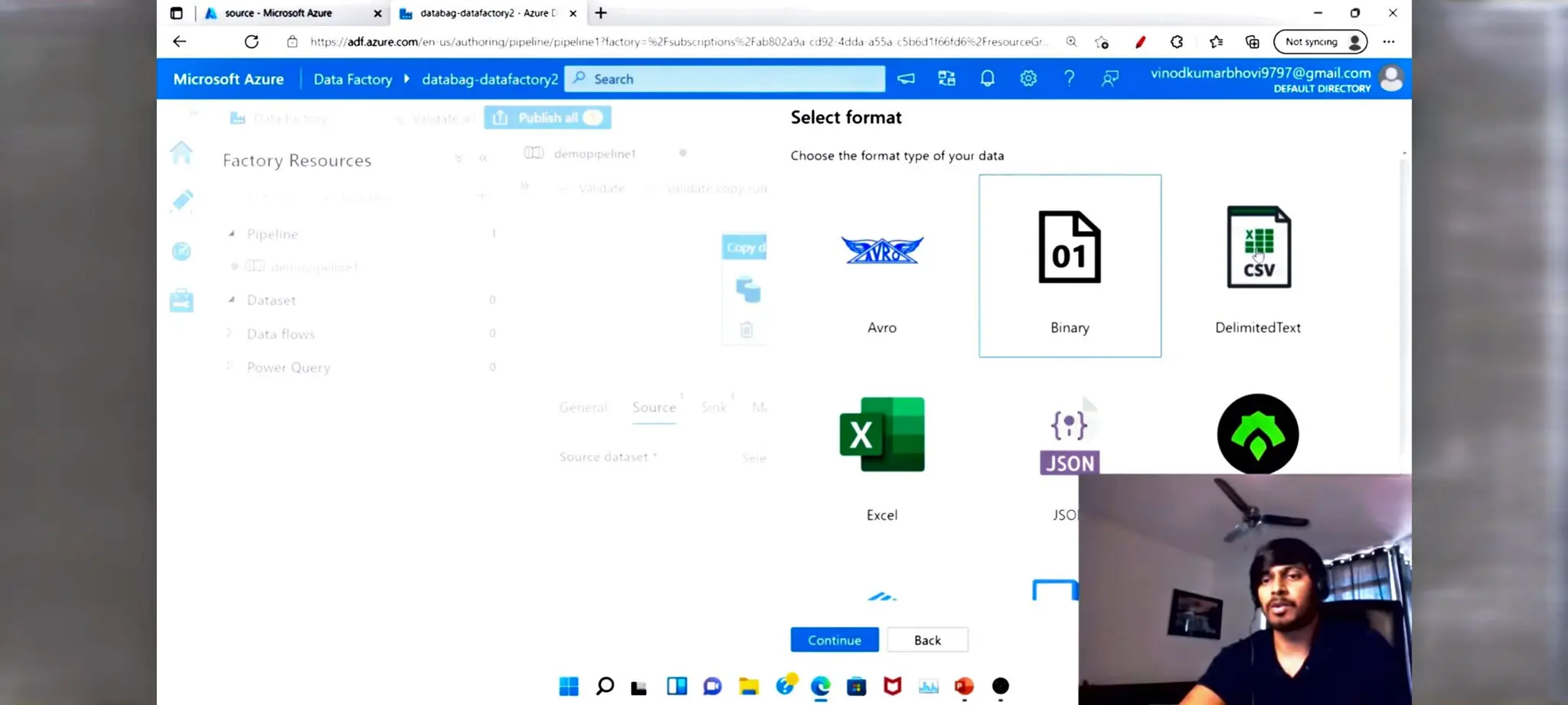 Azure Data factory notes for beginners in ETL